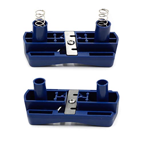 Luomorgo 2 Pcs Edge Banding Trimmer & Handle Edge Trimmer, Mini Plastic PVC Plywood Melamine Wood Veneer Double Edge Band Cutter, Manual Trimming Luomorgo