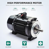 YITAHOME Exhaust Fan 8 Inch, Utility Blower Extractor Fan High Velocity, Portable Ventilation Fan with 16FT Ventilator Duct Hose for Industrial, YITAHOME