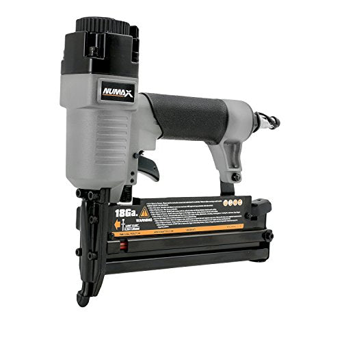 NuMax SL31 Pneumatic 3-in-1 16-Gauge and 18-Gauge 2" Finish Nailer and Stapler Ergonomic and Lightweight Nail Gun with No Mar Tip for Finish Nails, - WoodArtSupply