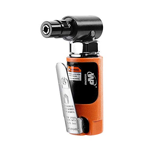 WORKPAD Mini Air Angle Die Grinder with 10-Pieces Air Die Grinder Stone Set，20000 RPM, Mini Pneumatic Tools, Equipped with 1/4-inch, 1/8-inch collets WP WORKPAD