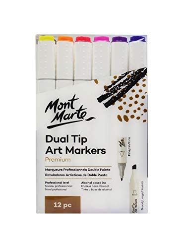 Dual Tip Art Markers (12pc) - WoodArtSupply