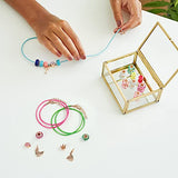 Make It Real - Ultimate Princess Royal Jewels and Gems - DIY Charm Bracelet Making Kit with Disney Princess Charms - Arts & Crafts Bead Kit for Girls Make It Real