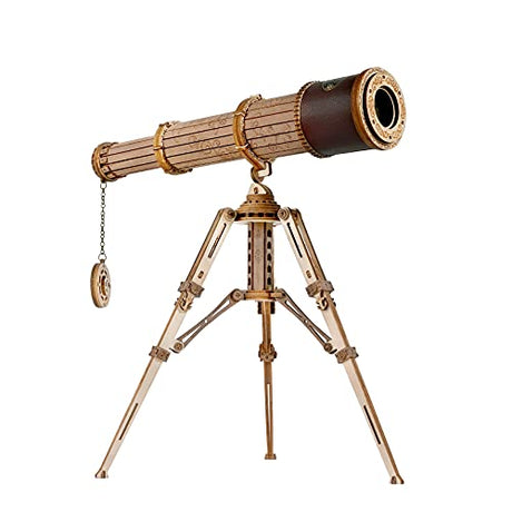 ROKR 3D Wooden Puzzles Monocular Telescope Model Building DIY Science Kit Birthday Gift for Adults and Teens Cool Display Item ROKR