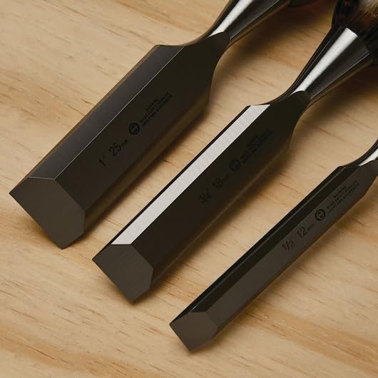 Stanley 16-970 FatMax Short Blade Chisel Set, 3-Piece Stanley