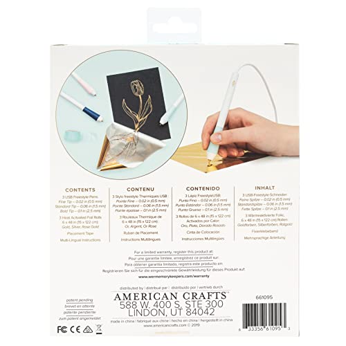 We R Memory Keepers Foil Quill Freestyle Starter Kit, Multi - WoodArtSupply