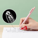 Kaco Eco Friendly Gel Ink Pens 5 Pieces 0.5mm Fine Point Black Ink Pen Set Retractable Office School Supplies Kaco