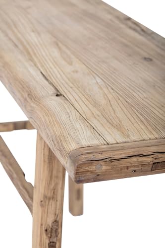 Bloomingville Reclaimed Wood Console Table, Natural - WoodArtSupply