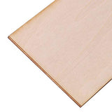 BQLZR 200x50x1.5mm Rectangle Unfinished DIY Paulownia Wooden Sheets for Hand-Made Project Miniatures House Building Architectural Model Pack of 6 BQLZR