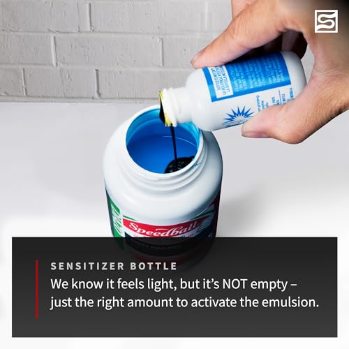 Speedball Intermediate Kit for Screen Printing, Include Screen, Squeegee, Ink, Diazo Photo Emulsion & Sensitizer Speedball