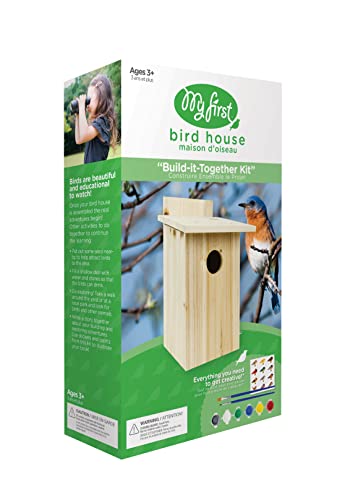 Nature's Way Bird Products DIY First Viewing Window Garden-Bird-House, Wood Nature's Way