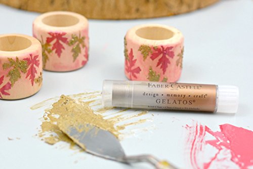 Faber-Castell Gelatos Colors Set, Metallics - Water Soluble Pigment Crayons Faber-Castell