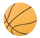 Darice 9199-43 Natural Painted Wood Cutout, Large Basketball Darice