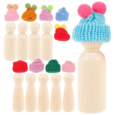 EXCEART 1 Set Wooden Cute Statue Child EXCEART