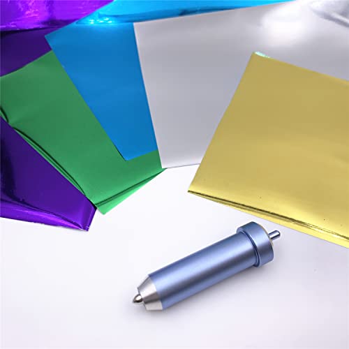50pcs Foil Transfer Sheet for Cricut Joy Maker 3 Explore One Cricut Explore Air 2 3 105mm*160mm (No Heat Required) wolovo