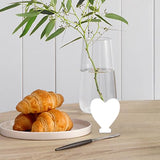 4 Inch White Unfinished Wooden Letters for Crafts, Wood Alphabet Letters for Wall Decor, Marquee Letters for Wedding Birthday Party (Letter M) HANWER