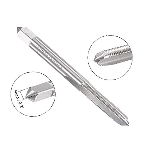 uxcell M6 x 0.75mm Metric Tap and Die Set, Machine Thread Screw Tap with Round Threading Die, Tap & Die Kit for Nut Screw Bolt Thread Repair uxcell