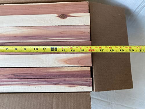 16 Inch Long Aromatic Cedar Wood Boards. Rustic Wood for Crafts… Woodchucks Wood