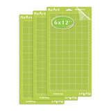 ReArt Standard Grip Adhesive Cutting Mat 6 x 12 Inch For Expression Machine - 3 Pack ReArt
