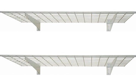 Hyloft 00630 48" x 24" Garage Wall Shelf Storage, White (Pack of 2) HyLoft