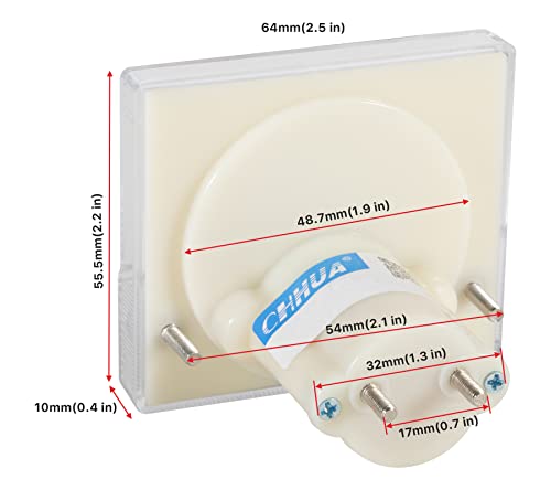 Cloudray Ammeter Gauge DC 0-50mA Analog Current Panel 85C1 2.5 Accuracy for Auto Circuit Measurement Tester (DC 50mA) Cloudray