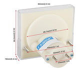 Cloudray Ammeter Gauge DC 0-50mA Analog Current Panel 85C1 2.5 Accuracy for Auto Circuit Measurement Tester (DC 50mA) Cloudray