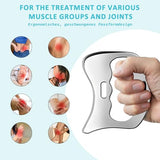 2-in-1 Stainless Steel Gua Sha Muscle Scraper Tool, Myofascial Scraping Tools for Physical Therapy, Lymphatic Drainage Massager, Soft Tissue Massage AICNLY