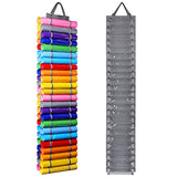 AROUY Vinyl Storage Organizer - Vinyl Roll Holder Wall Mount/Over The Door, Craft Vinyl Storage Rack, Hanging Organizer Storage with 48 Roll AROUY