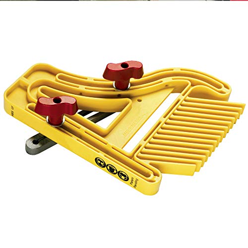 Milescraft 7334 Safety Bundle - Includes Feather Board, Push Stick, and FREE Grabber push block. Ideal for use on router tables, table saw, jointers, Milescraft