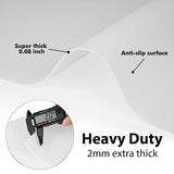 2MM Extra Thick Silicone Mats for Kitchen Counter Heat Resistant Mat, 23.6" x 15.7" Silicone Countertop Protector Mat Large Placemats, Silicon Craft Foepoge