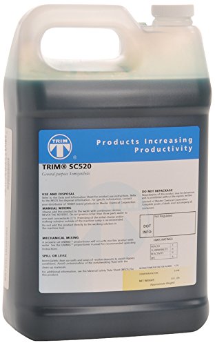 TRIM Cutting & Grinding Fluids SC520/1 General Purpose Semisynthetic Fluid Concentrate, 1 gal Jug - WoodArtSupply