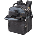 Custom Leathercraft1132 75-Pocket Tool Backpack Custom Leathercraft