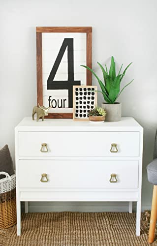 DecoArt Americana Decor Satin Enamels Acrylic Paint, Pure White, ADSA02, 8 fl oz, Jar (3 Pack) DecoArt