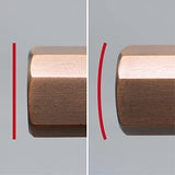 KAKURI Chisel Hammer GENNO 13 oz (375g) Japanese Woodworking Carpenter Hammer for Chisel, Plane, Nail, Heavy Duty Japanese Carbon Steel, Bronze KAKURI