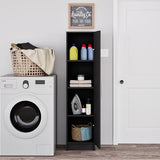 Prepac Elite Black 16" Storage Cabinet with Adjustable Shelves Prepac