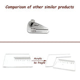 Hisew- Leather Stitching Punch Aid Pulling Plate and Scissor Kit, Diamond Lacing Chisel or Pricking Iron Aid Mate, Leather Craft Work Tools Hisew