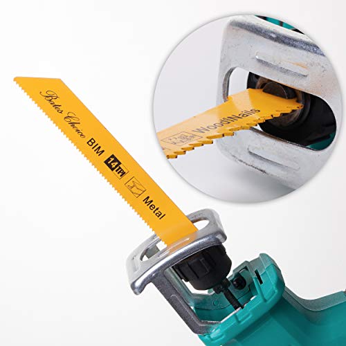 Bates- Reciprocating Saw Blades, 8 Pack, 6 inch, Saw Blade, Reciprocating Saw Blades Wood, Reciprocating Saw Blades Metal, Saw Blades Reciprocating Bates Choice