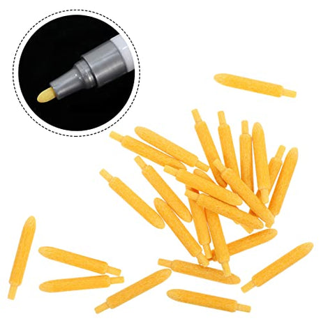 jojofuny 25Pcs Paint Pen Replacement Pen, Refillable, Marker Paint Brush Nibs, Comic Manga Pen Nibs, Acrylic Marker Nib for Calligraphy, Paint jojofuny