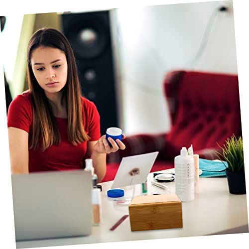 MAGICLULU 3 Pcs Wooden Storage Box Unfinished Wood Crates Jewelery Organzer Jewelry Organizer Clear Wooden Treasure Containers Tarot Jewelery MAGICLULU