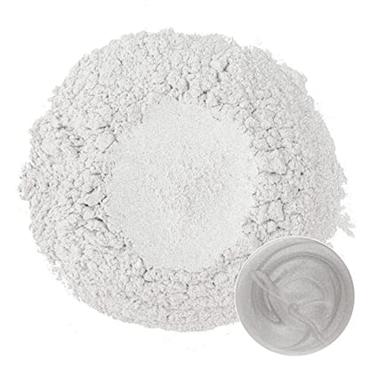Shining Pearl White Mica Powder - SEISSO Mica Powder for Epoxy Resin (1.76oz/50g Bottle), Dye for Resin Crafting, Soap Making, Paints, Bath Bomb,
