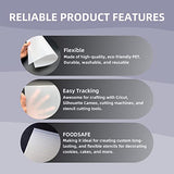 20 Pack 7.5mil Mylar Sheets, 12 X 12 Inch Stencil Paper for Cricut, Laser Cutting, Template Plastic for Quilting, Blank Plastic Sheets for Crafts, Gnomeshgh