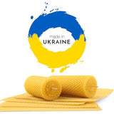 Natural Beeswax Sheets for Candle Making - DIY Beeswax Candle Rolling Kit for Kids & Adults Candleology