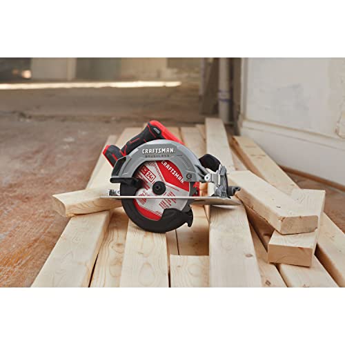 CRAFTSMAN V20 Cordless Circular Saw, 7-1/4 inch, Bare Tool Only (CMCS550B) Craftsman