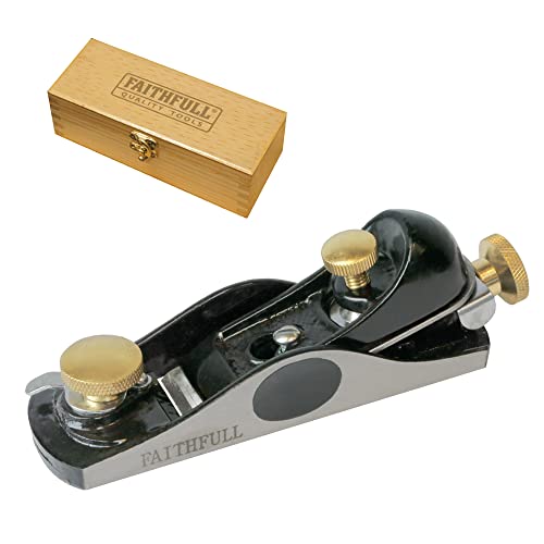 Faithfull FAIPLANE6012 6012 Block Plane in Wooden Box Faithfull