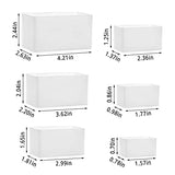 Gartful Rectangle Resin Molds, 6PCS Cube Silicone Molds, Resin Epoxy Casting Molds for DIY Ornaments Crafts Projects, Candles, Soaps, Dried Flower Gartful