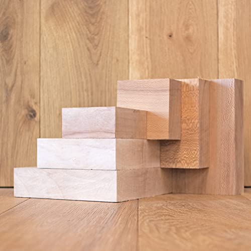 2” x 4” x 4" Sycamore Bowl Blanks for Woodturning - Cherokee Wood Products (4pcs)