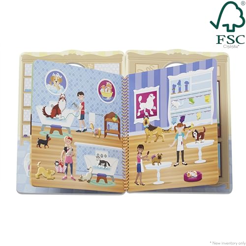 Melissa & Doug Pet Shop Puffy Sticker Set With 115 Reusable Stickers - Kids Arts And Crafts Activity, Restickable Stickers For Kids Ages 4+, Melissa & Doug