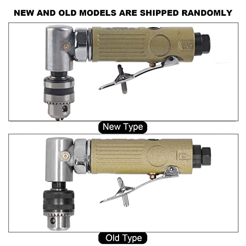 90 Degrees Elbow Air Drill Pneumatic Powerful Angle Drilling Machine Tapping Machine, Air Drill Pneumatic Tool Hilitand