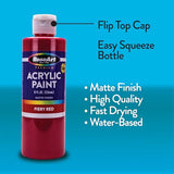 RoseArt 8oz 8 color Acrylic Paint Set RoseArt