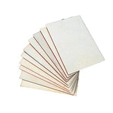 Healifty 24pcs Craft Wooden Slices Wooden Log Wooden Embellishments Wooden Gift Tag Wooden Coasters Unfinished Wood Shapes Rectangular Wood Slices Healifty