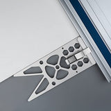 13.4inch Track Saw Square Guide 90° Right Angle Electric Circular Saw Guide Rail Angle Stop Accessories Compatible with Festool and Makita Guide ViewReal